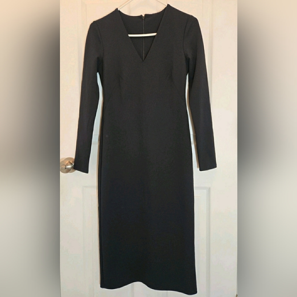 NWT Calvin Klein Black Pencil Dress S
